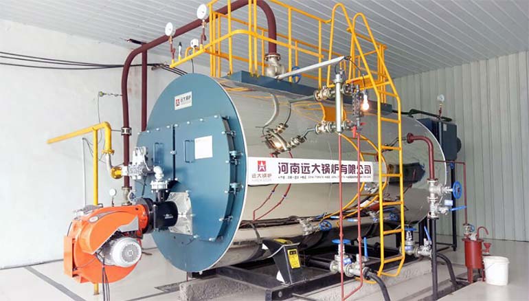 Паровой котел серии WNS, производства Yuanda Boiler